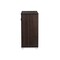 Baxton Studio Zentra ModernDark Brown Sideboard Storage Cabinet with Glass Doors 119-6494 - alternate 3